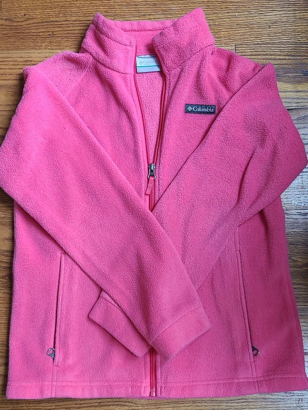 Columbia Kids Coral Pink Full-Zip Fleece Jacket